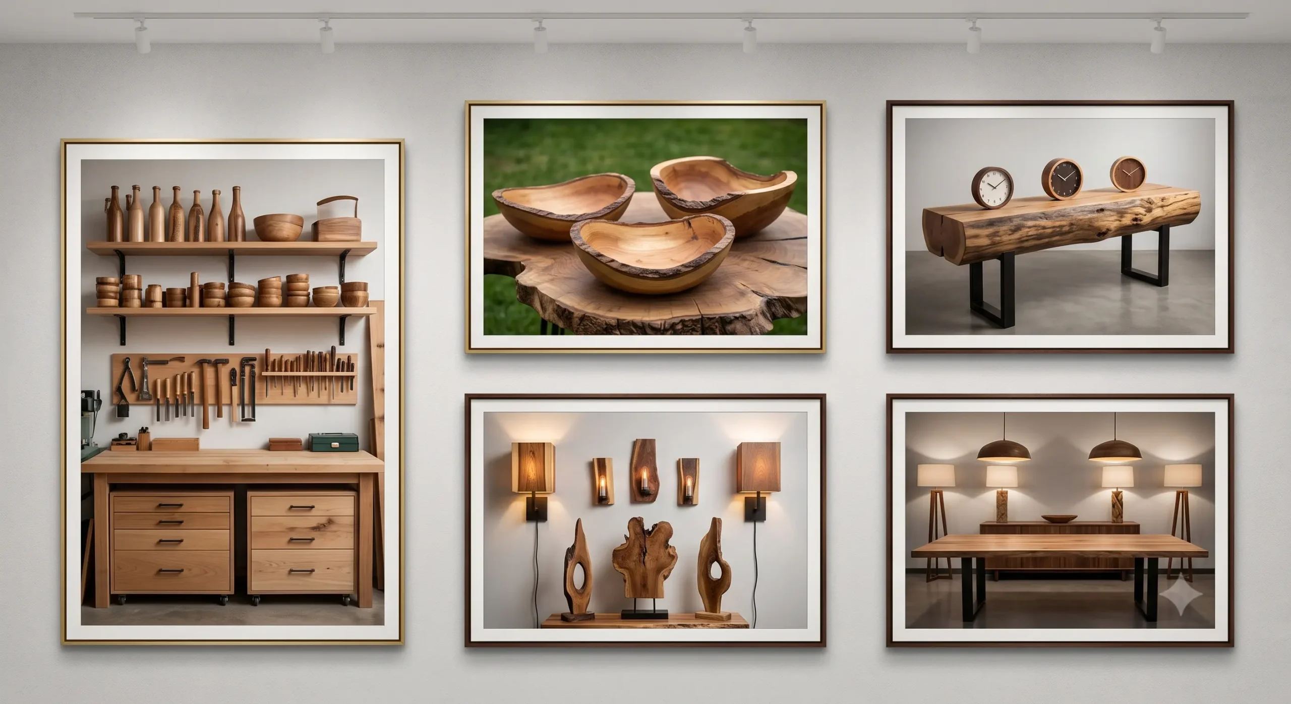 Handmade unique wooden decor items for home and office decoration