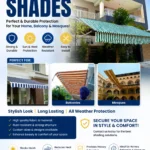Imported retractable manual and automatic railing and window shades for homes and mosques available at competitive rates, featured on Sasta Bol